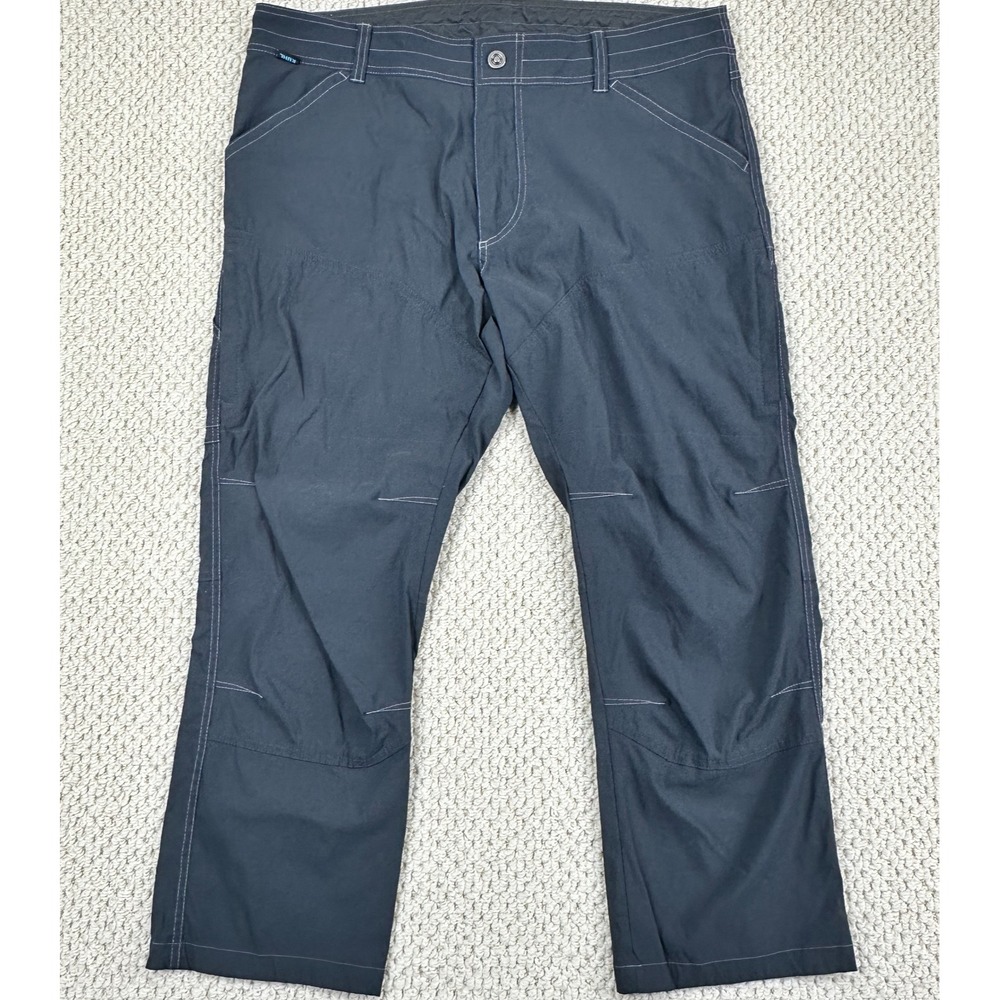 Kuhl Renegade Pants Fits Mens 38x27 Altered Charcoal Gray Hiking Performance